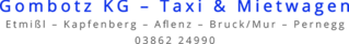 Logo von Gombotz KG Taxi - Mietwagen
